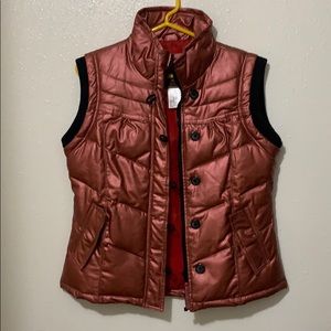 Metallic Rose Vest